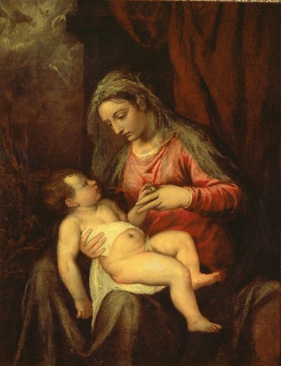 Madonna und Kind von Tiziano Vecelli